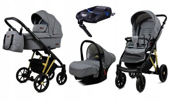 Wózek 4w1 dziecięcy babylux marlux + baza isofix - BabyLux