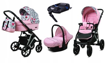 Wózek 4w1 dziecięcy babylux marlux + baza isofix - BabyLux