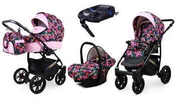 Wózek 4w1 dziecięcy BabyLux Miracle + baza Isofix - BabyLux