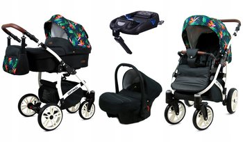 Wózek 4w1 dziecięcy BabyLux Optimal + baza Isofix - BabyLux