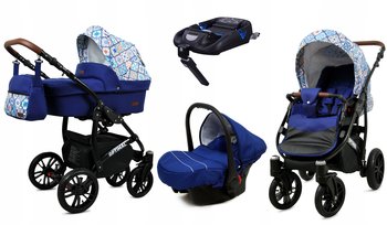 Wózek 4w1 dziecięcy BabyLux Optimal + baza Isofix - BabyLux