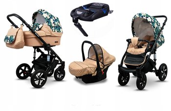 Wózek 4w1 dziecięcy BabyLux Sky Lark + baza Isofix - BabyLux