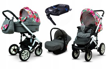 Wózek 4w1 dziecięcy BabyLux Sky Lark + baza Isofix - BabyLux