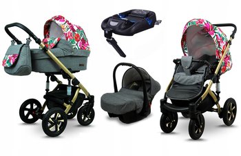 Wózek 4w1 dziecięcy BabyLux Sky Lark + baza Isofix - BabyLux