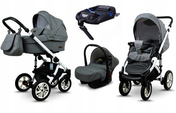 Wózek 4w1 dziecięcy BabyLux Sky Lark + baza Isofix - BabyLux