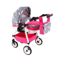 Wózek dla lalek Adbor Lily Sport ze skrętnymi przednimi kołkami ls-24