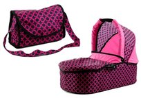 Wózek Dla Lalek Alice 2W1 Głęboki Spacerówka Gondola Torba Dla Dziewczynki