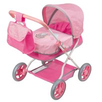 Wózek dla lalek Playtive z torbą różowy