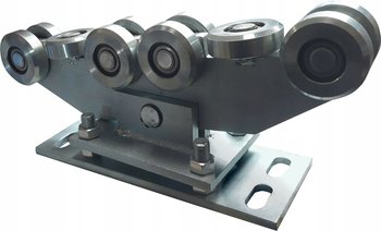 Wózek do bramy przesuwnej profil 80x80 10 kółek stalowych regulowany wahliw - inna (Inny)