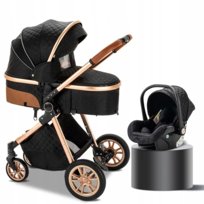 WÓZEK DZIECIĘCY 3w1 FOTELIK SPACERÓWKA GONDOLA LEKKI WIELOFUNKCYJNY