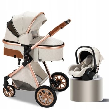 WÓZEK DZIECIĘCY 3w1 FOTELIK SPACERÓWKA GONDOLA LEKKI WIELOFUNKCYJNY - YAZOCO