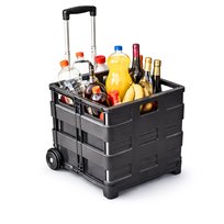 Wózek Na Zakupy Składany Na Kółkach Skrzynka Transportowa Koszyk Do Auta Inny marka