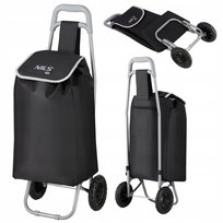 Wózek Na Zakupy Torba Zakupowa 40 L Składany Na Kółkach Izolacja Termiczna