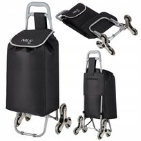 Wózek Na Zakupy Torba Zakupowa 40 L Składany Na Kółkach Schodowy Termiczny