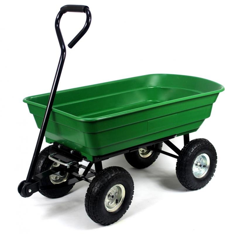 Wózek Ogrodowy Transportowy do 300kg Zielony
