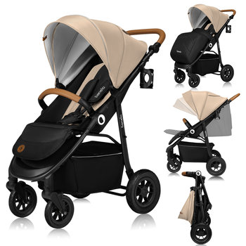 Wózek spacerowy lekki Spacerówka do 22kg POMPOWANE duże koła Lionelo Natt - Lionelo