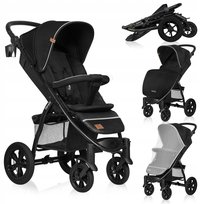 WÓZEK SPACEROWY SPACERÓWKA LIONELO ANNET TOUR 22KG DUŻE KOŁA MOSKITIERA