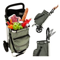 Wózek Torba Na Zakupy Na Kółkach Zakupowa Wycieczka Duży Mocny Solidny 40L