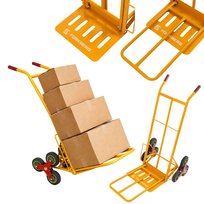Wózek transportowy schodowy z rozkładaną platformą młynarka Forkberg nośność 250kg Forkberg