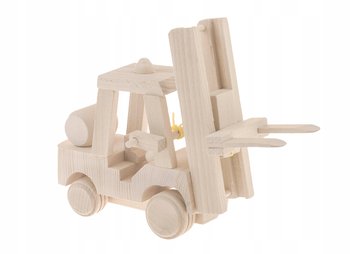 WÓZEK WIDŁOWY drewniana zabawka decoupage WIDLAK - PEEWIT