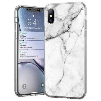 Wozinsky Marble żelowe etui pokrowiec marmur iPhone 11 Pro biały - Biały - Wozinsky