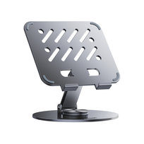 Wozinsky obrotowy 360° metalowy stojak biurkowy na tablet - szary Wozinsky