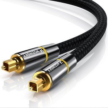 Wozinsky optyczny kabel przewód audio cyfrowy światłowód Toslink SPDIF 3m czarny (WOPT-30) - Wozinsky