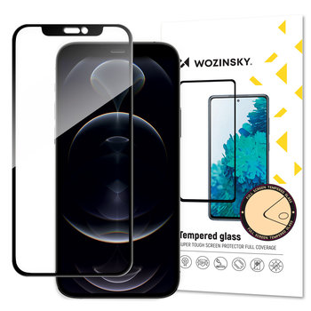 Wozinsky super wytrzymałe szkło hartowane Full Glue na cały ekran z ramką Case Friendly iPhone 16e / 14 / 13 Pro / iPhone 13 czarny - Wozinsky