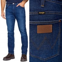 Wrangler 11MWZ ORIGINAL SLIM Far Away DOPASOWANE CIEMNY DżINS W34 L32