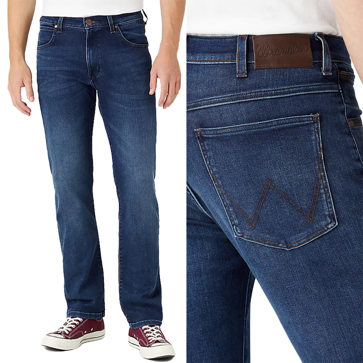 Wrangler Arizona Stretch Rinsewash Jeans voor heren