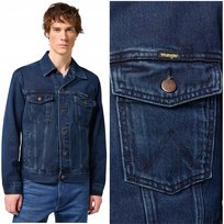 Wrangler AUTHENTIC JACKET kurtka jeansowa męska katana bez streczu XL Wrangler