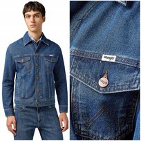 Wrangler CLASSIC JACKET Stonewash DżINS kurtka jeansowa męska katana S Wrangler