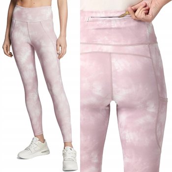 Wrangler COMPRESSION LEGGING Lilac Tie Dye ELASTYCZNE LEGGINSY L - Wrangler