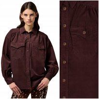 Wrangler FEMME YOKE WESTERN SHIRT luźna damska koszula sztruksowa L Wrangler