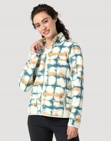 WRANGLER FULL ZIP FLEECE JACK SUGAR SHIBORI WA6GHC19Y L