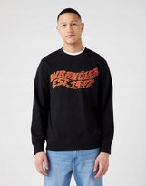 WRANGLER GRAPHIC CREW BLACK W6E9IL100 S