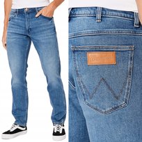 Wrangler GREENSBORO New Favorite PROSTE BLUE DżINS W46 L36