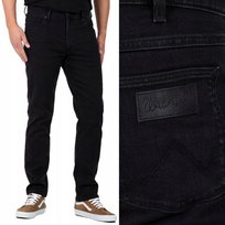 Wrangler GREENSBORO Pressure CZARNY DżINS W32 L32