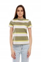 WRANGLER HIGH RIB TEE OIL GREEN W7N9GHG19 3XL