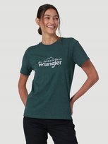 WRANGLER LOGO TEE JUNE BUG WC5FGEG47 XS