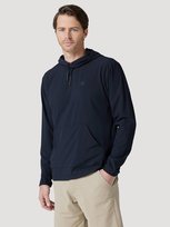 WRANGLER LS MIX MAT HOODIE BLACK WA6K9C100 M