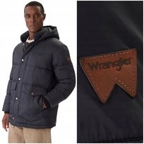 Wrangler PARKA JACKET czarna ciepła gruba kurtka puchowa z kapturem XXL Wrangler
