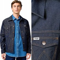 Wrangler REGULAR JACKET Rinsed Night GRANATOWA JEANSOWA KATANA KURTKA XXL Wrangler