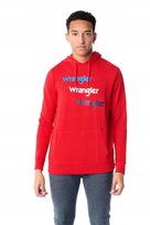 WRANGLER REPEAT HOODIE FORMULA RED W6A8HAXWO XXL