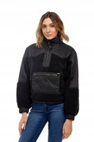 WRANGLER SHERPA POP OVER BLACK W4R5YA100 S