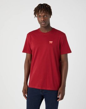 Wrangler Sign Off Tee Męska Koszulka T-Shirt Logo Rhubarb W70Md3Xro-2Xl - Inna marka