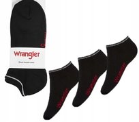 Wrangler Skarpety stopki 3-pak 43-46 czarne Wrangler