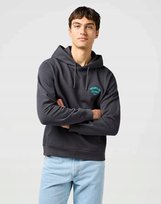 WRANGLER SMALL LOGO HOODIE FADED BLACK 112364094 XXL