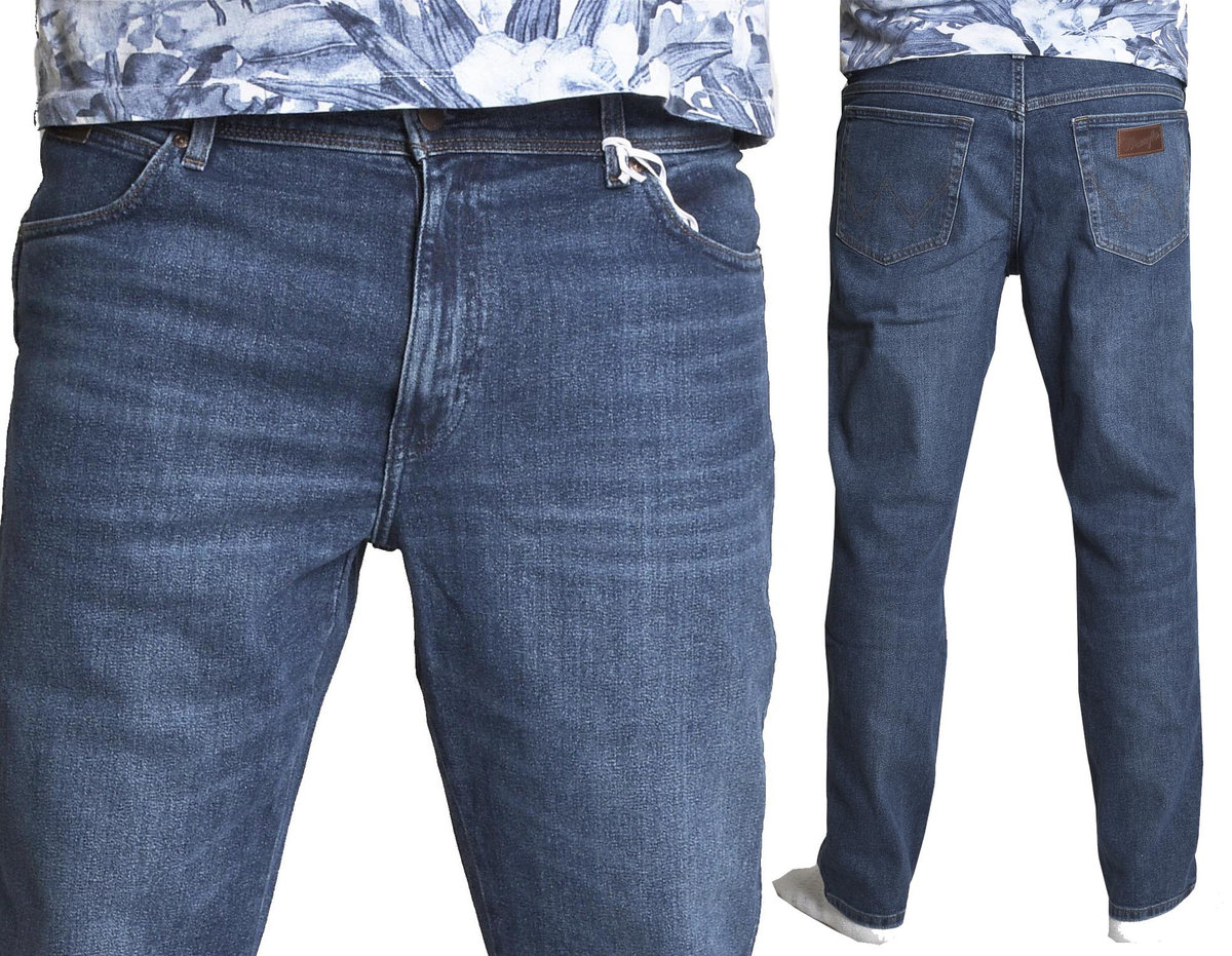 WRANGLER Spodnie Texas SLIM 822 jeans Niebieski W36 L30 - Wrangler | Moda  Sklep EMPIK.COM
