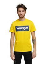 WRANGLER SS LOGO TEE LEMON CHROME W742FKY07 S Wrangler